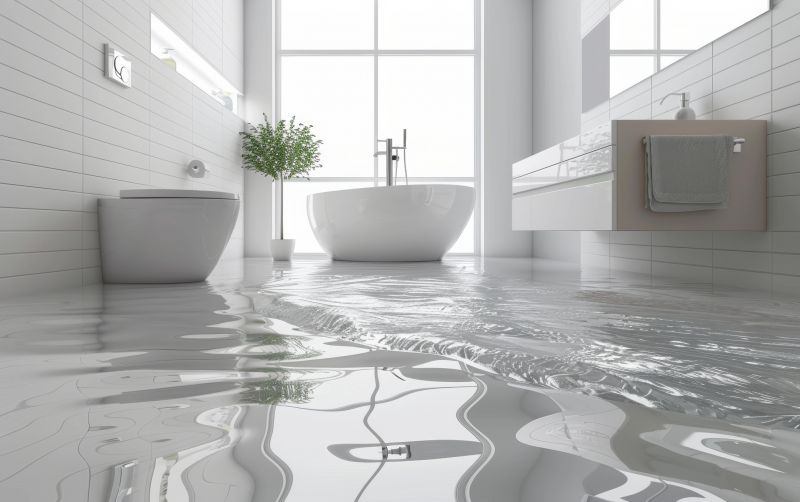 Bathroom Water Damage Repair
