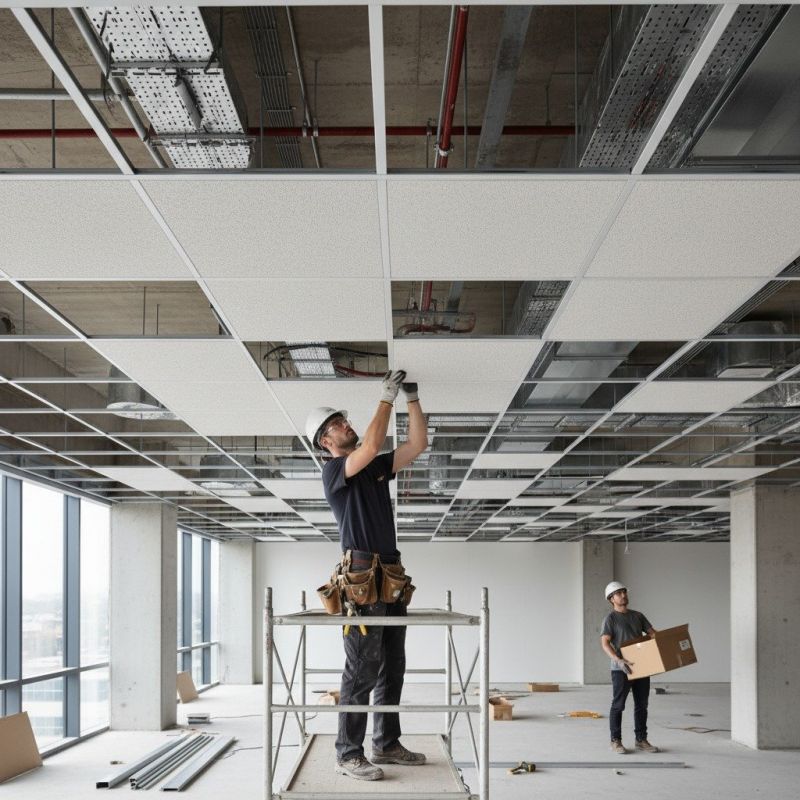 Office Ceiling Installation detail