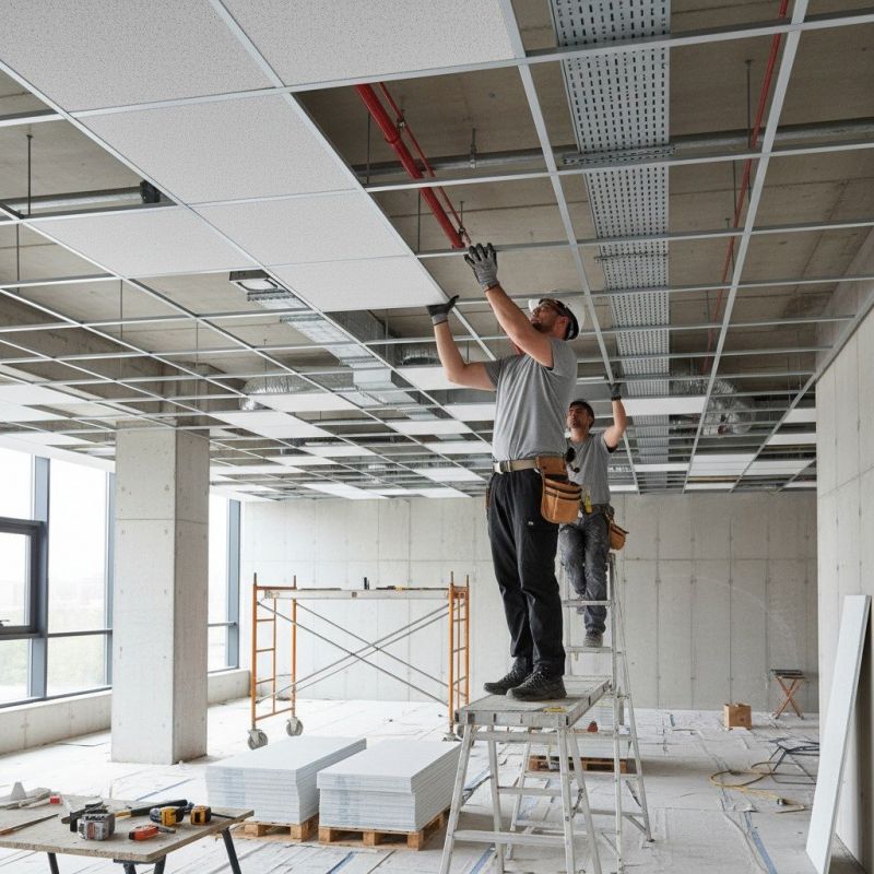 Office Ceiling Installation detail